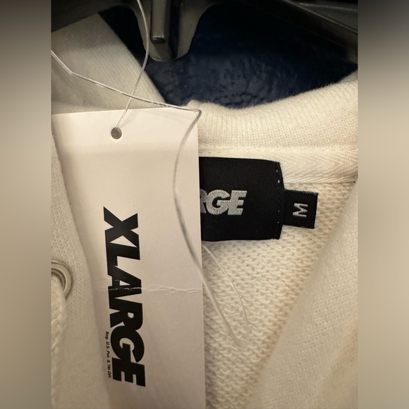 Jungles x Xlarge Sweatshirt Men’s White Hoodie Size Medium - Picture 6 of 9